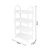 4-Tier Plastic Shelf