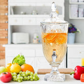 2 Liter Glassware Water & Juice Dispenser - Bright Glass