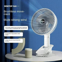 Multi angle circulation clamp fan
