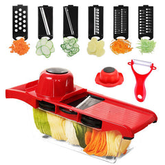 Vegetable Chopper Mandoline Slicer, 10 in 1 Mandoline Slicer Cutter and Grater with Hand Protector