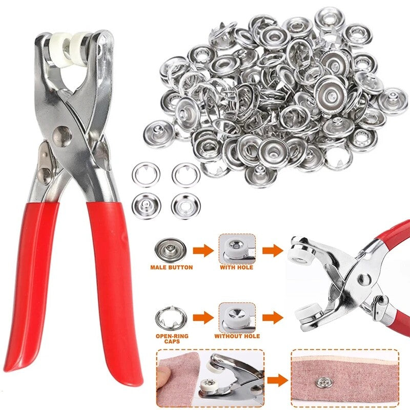 Metal Titch Button with 50 Buttons Imported