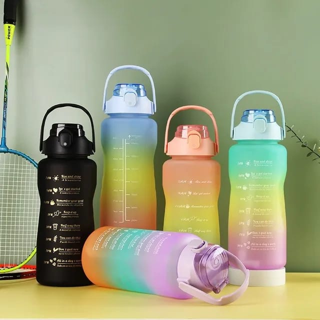 3 in 1 Bottles, Motivational Water, Bottle