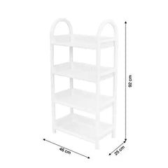 4-Tier Plastic Shelf