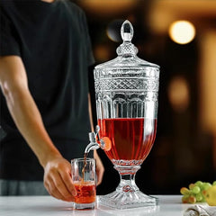 2 Liter Glassware Water & Juice Dispenser - Bright Glass