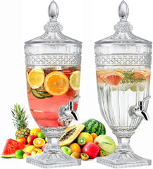 2 Liter Glassware Water & Juice Dispenser - Bright Glass