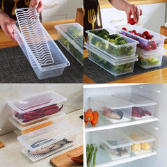 Meat Storage Container With Removable Drain plate