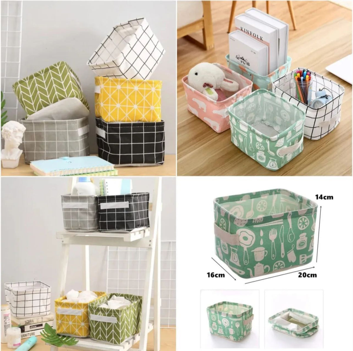 Mini Oxford Organizer Basket