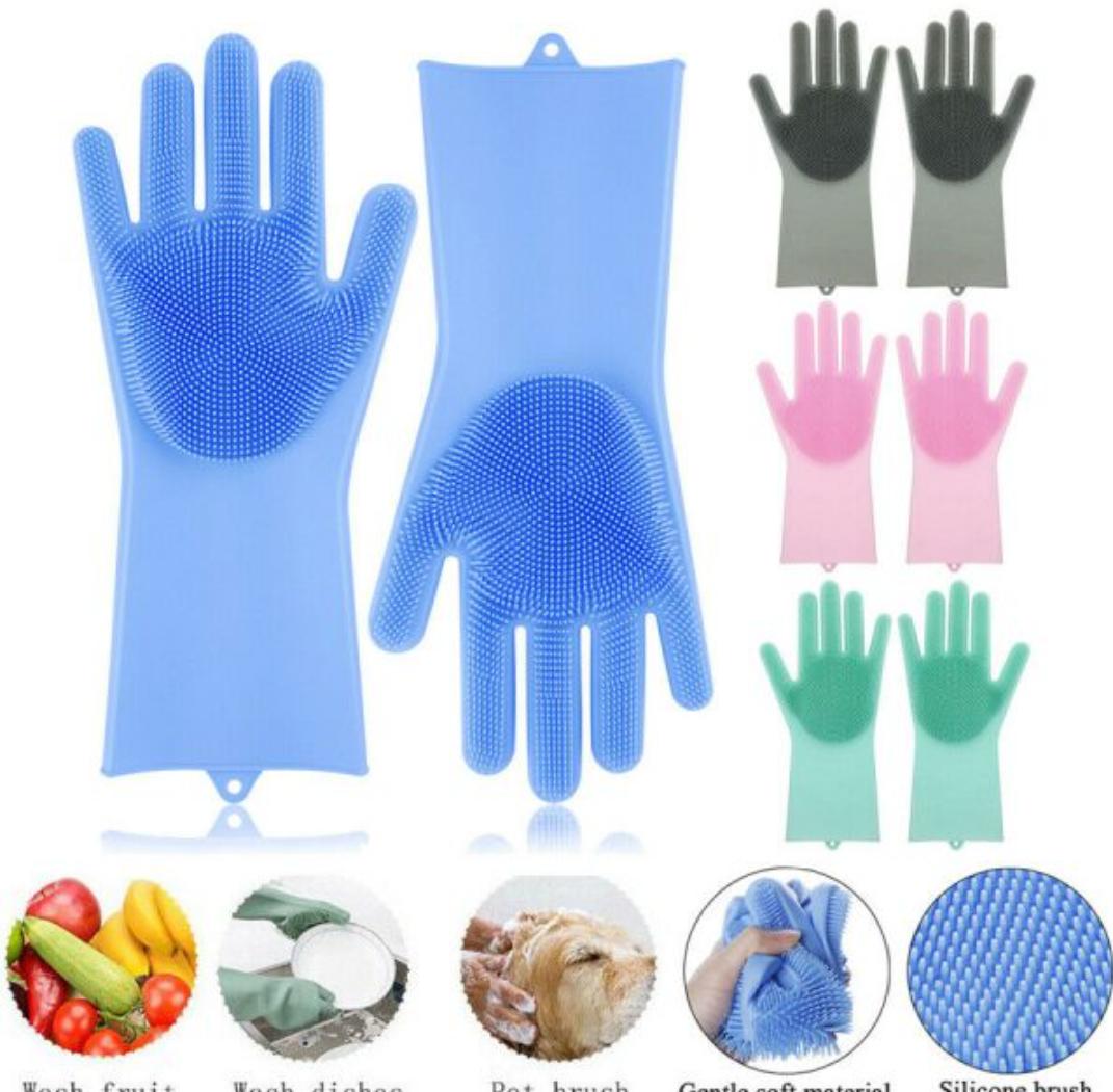 Silicone Dishwashing Gloves