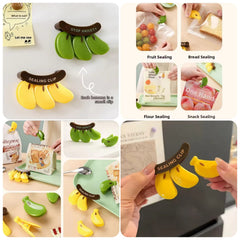Banana Fridge Magnetic Sealing Clip