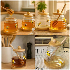 Honeybee Glass Jar