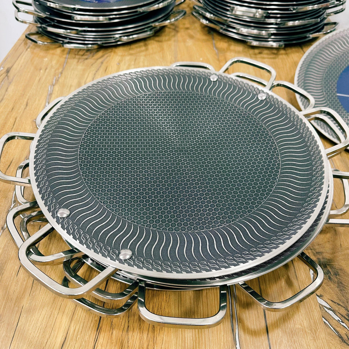 Honey Comb Laser Coated Tawa