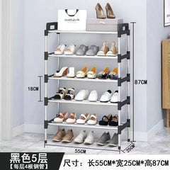 Shoe Rack Steel Rod Available 5 Layer