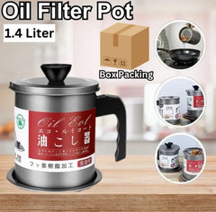 Kitchen Oil Filter Pot