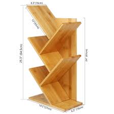 Tree Bookshelf Book Storage Organizer