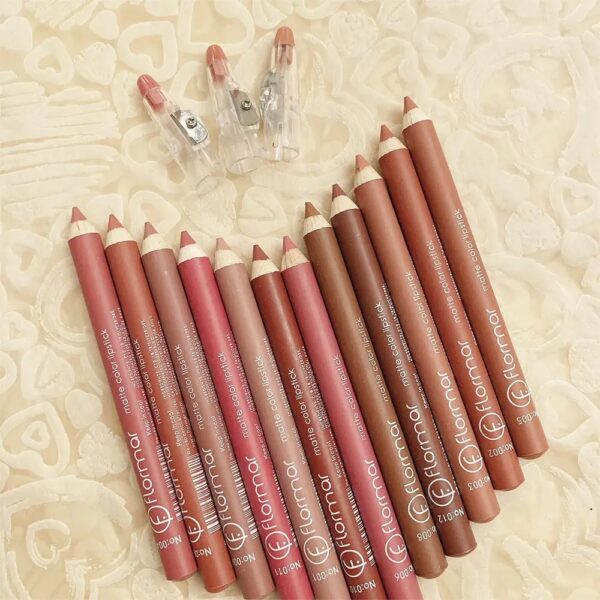 FLORMAR MATTE LIPSTICK PENCIL (Pack Of 12pcs)