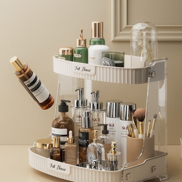 2 Layer Desktop Cosmetics Organizer